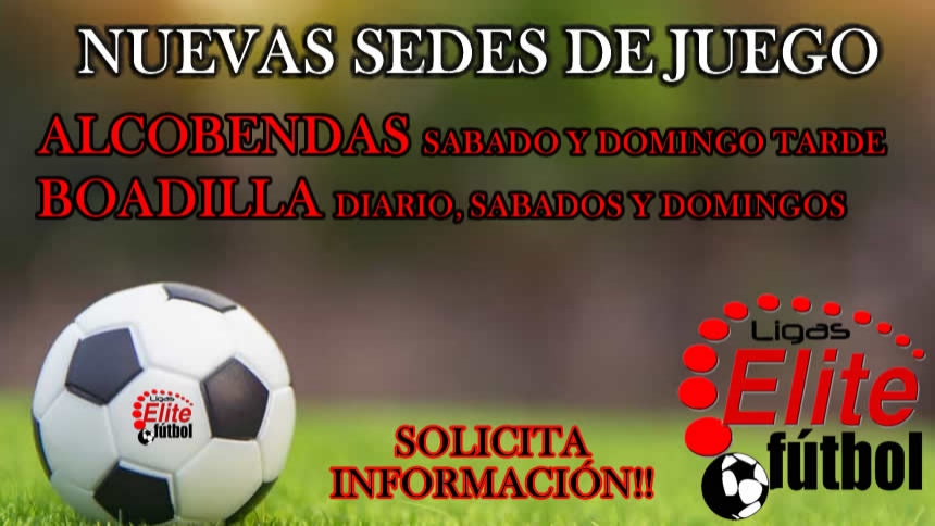 NUEVAS SEDES DE JUEGO: ALCOBENDAS Y BOADILLA!!